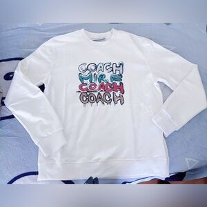Coach women’s‎ multi Sweatshirt L